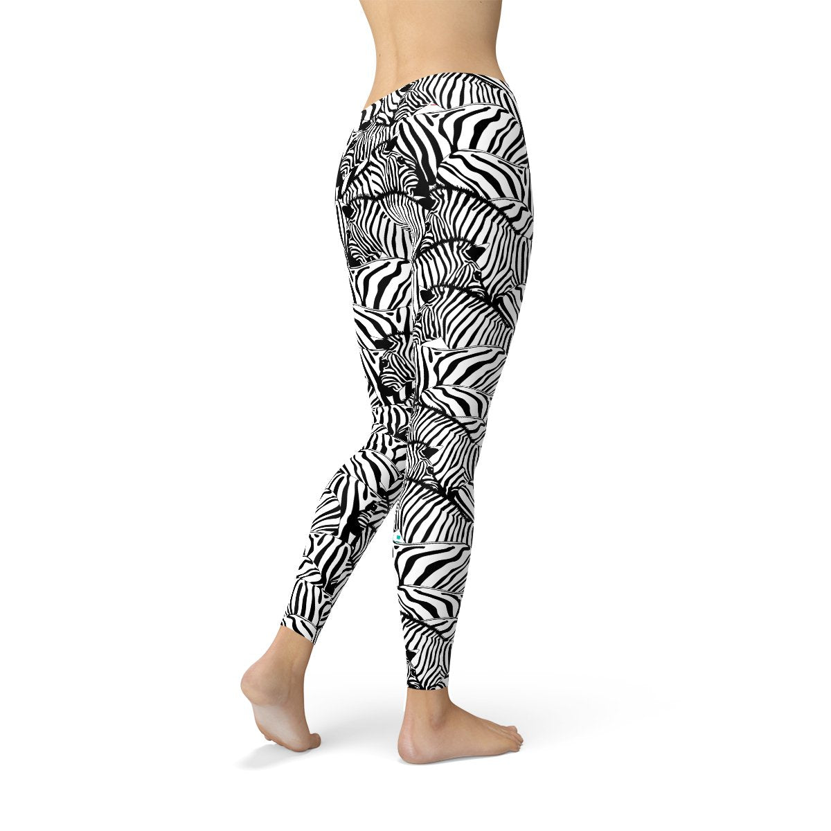 Womens Zebra Stripes Leggings - Anna's Shop