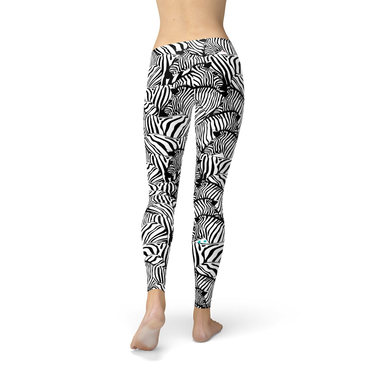 Womens Zebra Stripes Leggings - Anna's Shop