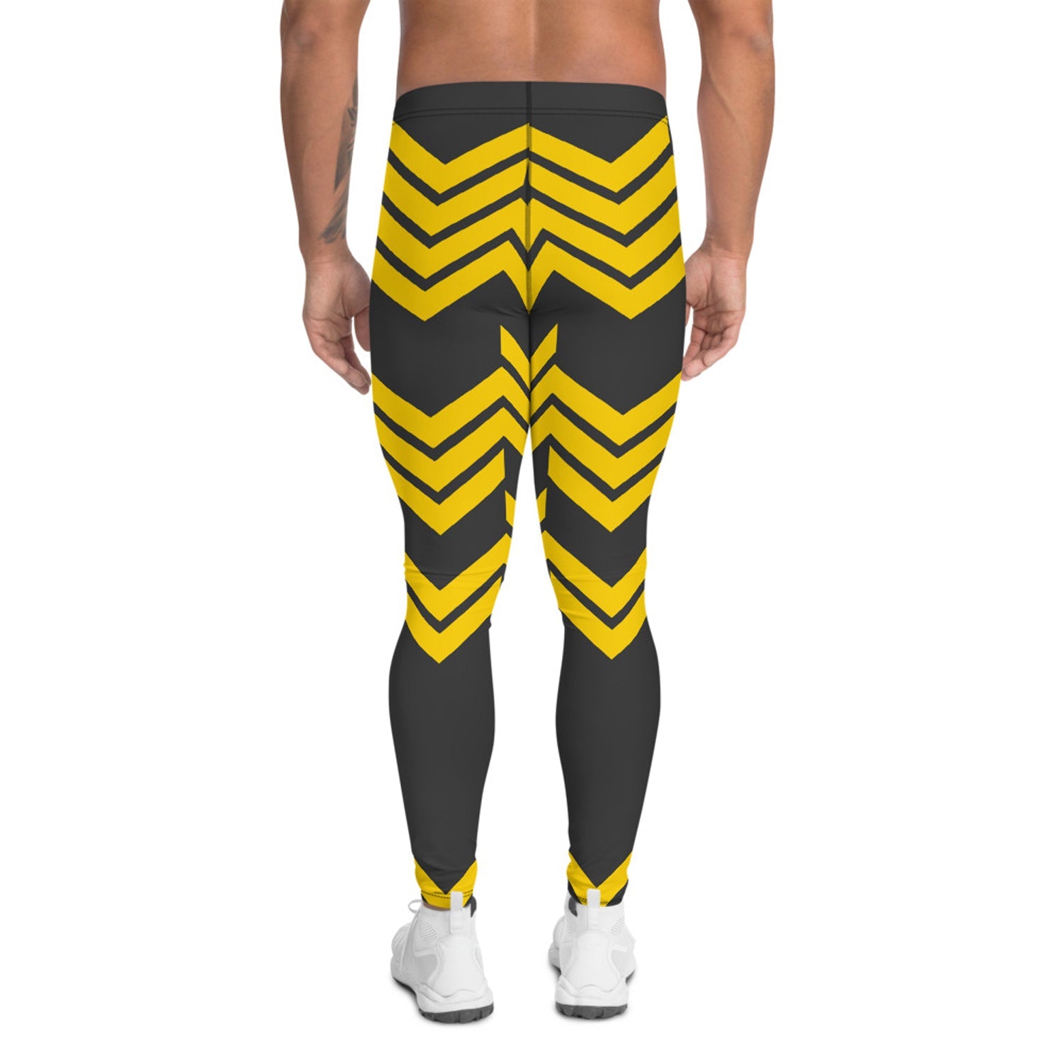 Yellow Arrows Sport Leggings for Men - Anna's Shop