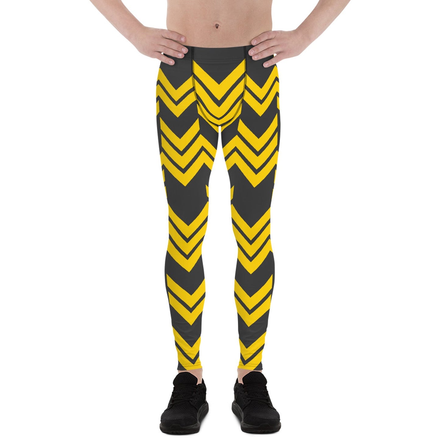 Yellow Arrows Sport Leggings for Men - Anna's Shop