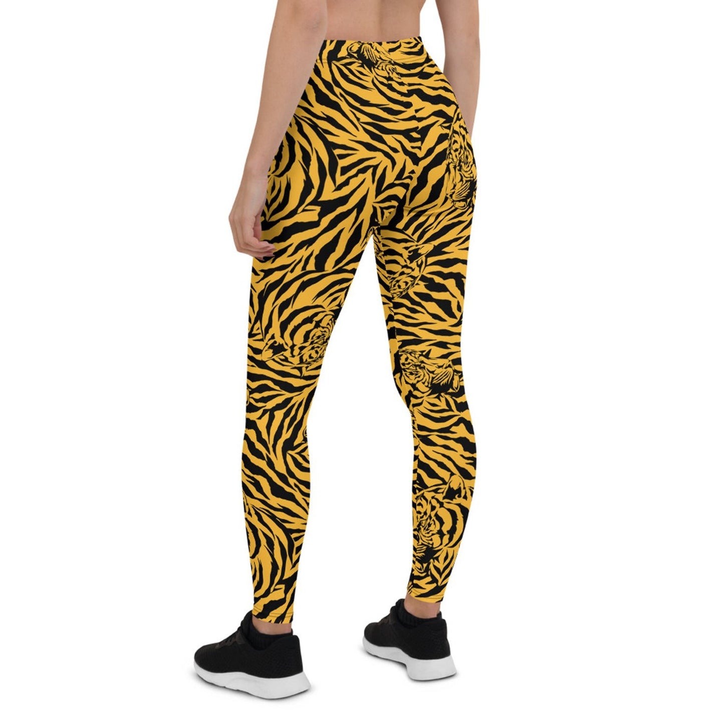 Yellow Tiger Leggings for Women - Anna's Shop